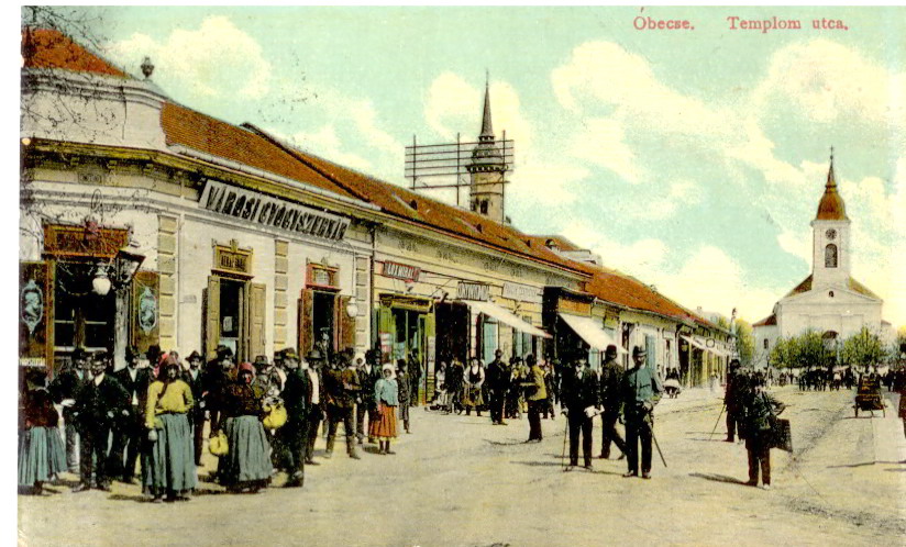1910.g TEMPLOM UTCA (Crkvena ulica) 1910.g TEMPLOM UTCA (Crkvena ulica)